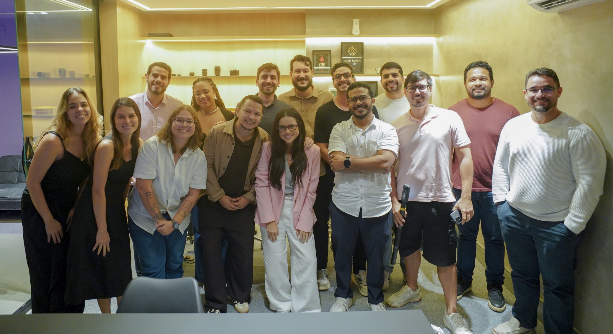 Turma lotada no treinamento Modo IA